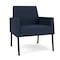 Lesro Mystic Lounge Reception Guest Chair, Black, RF Blueberry Upholstery ML1101 - alternate 1